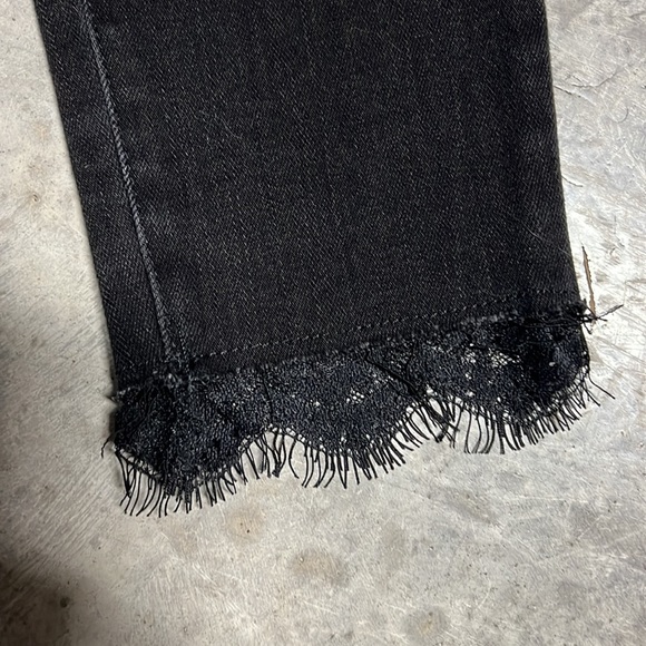Dear John Black Lace Ankle Skinny Jeans - Picture 2 of 4